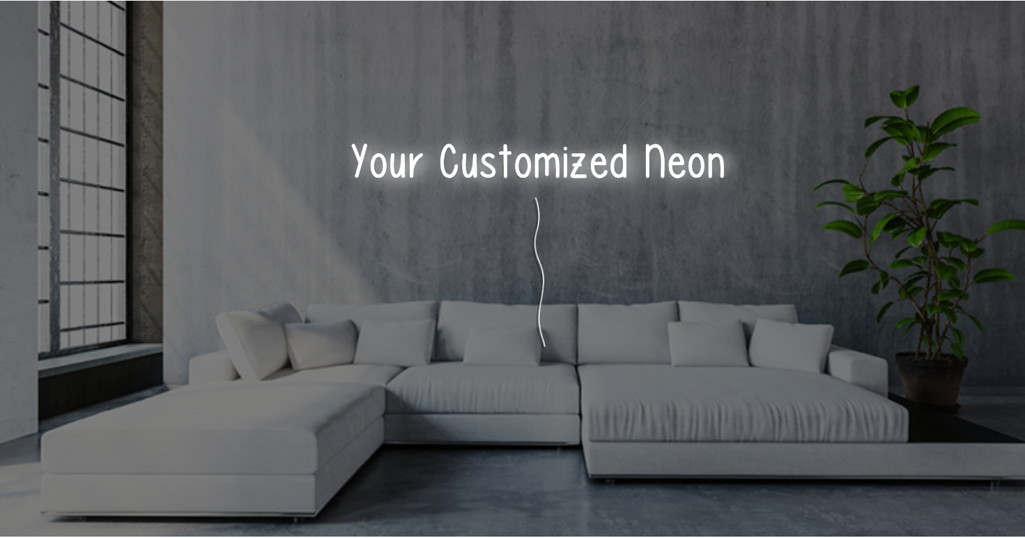 your neon - 12cm x 46 cm - Cut Out  Plexi